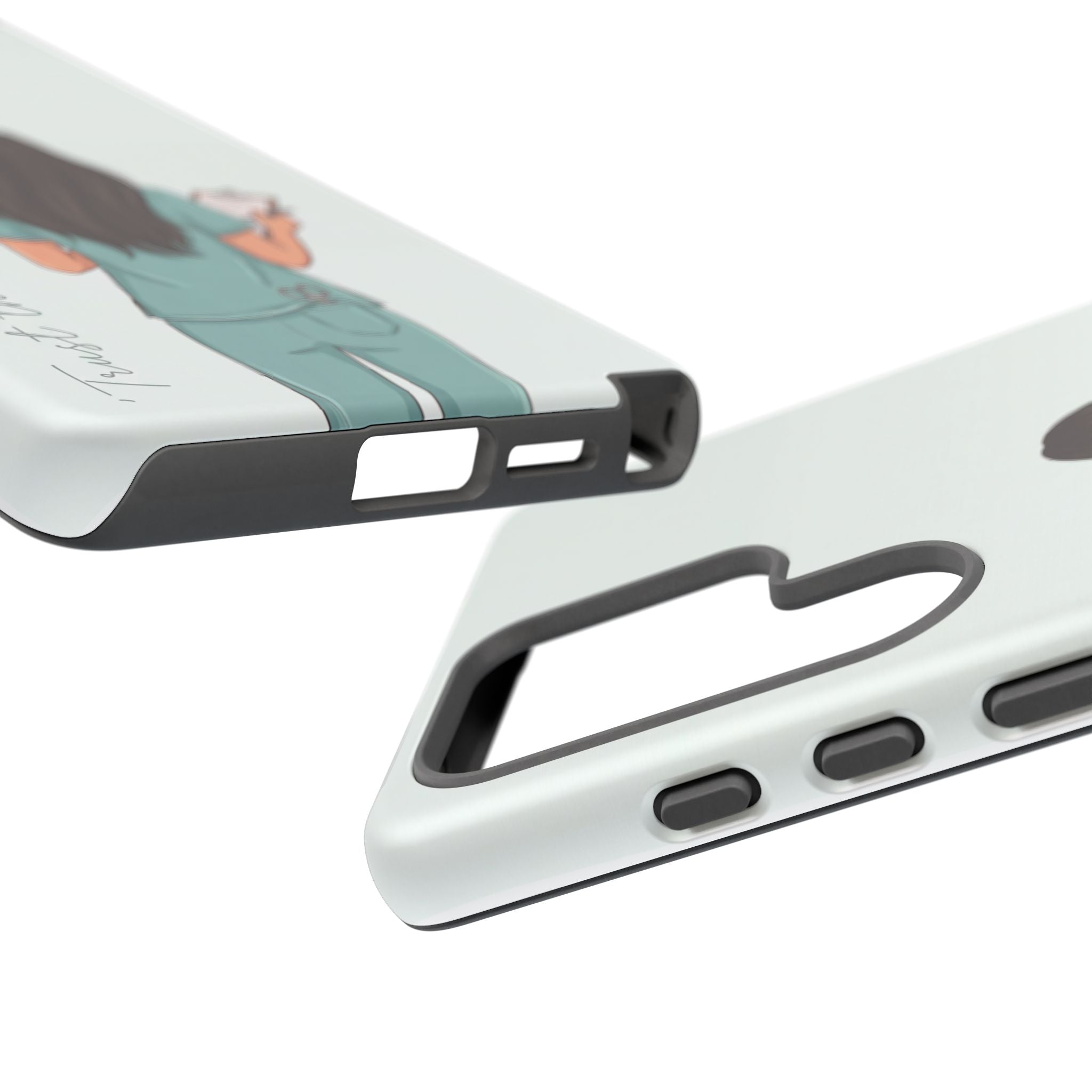 "Trust the Purpose" Nurse Phone Case | Illustrated Nurse in Scrubs Design | iPhone & Samsung