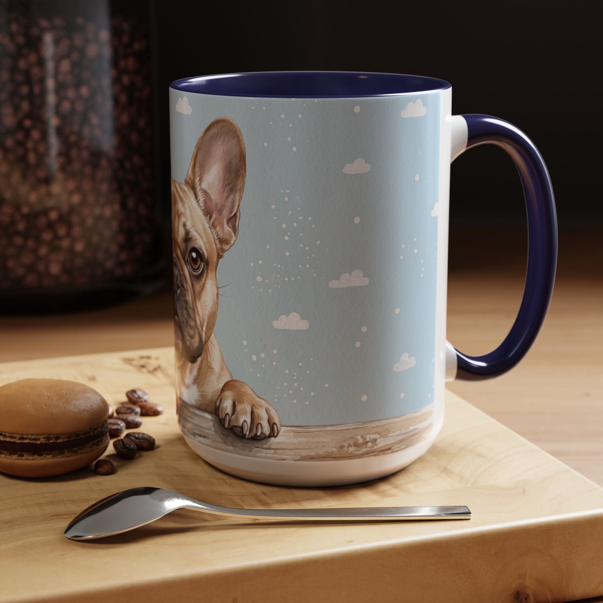 Cute Frenchie Mug | French Bulldog Lover Gift | Dog Coffee Mug