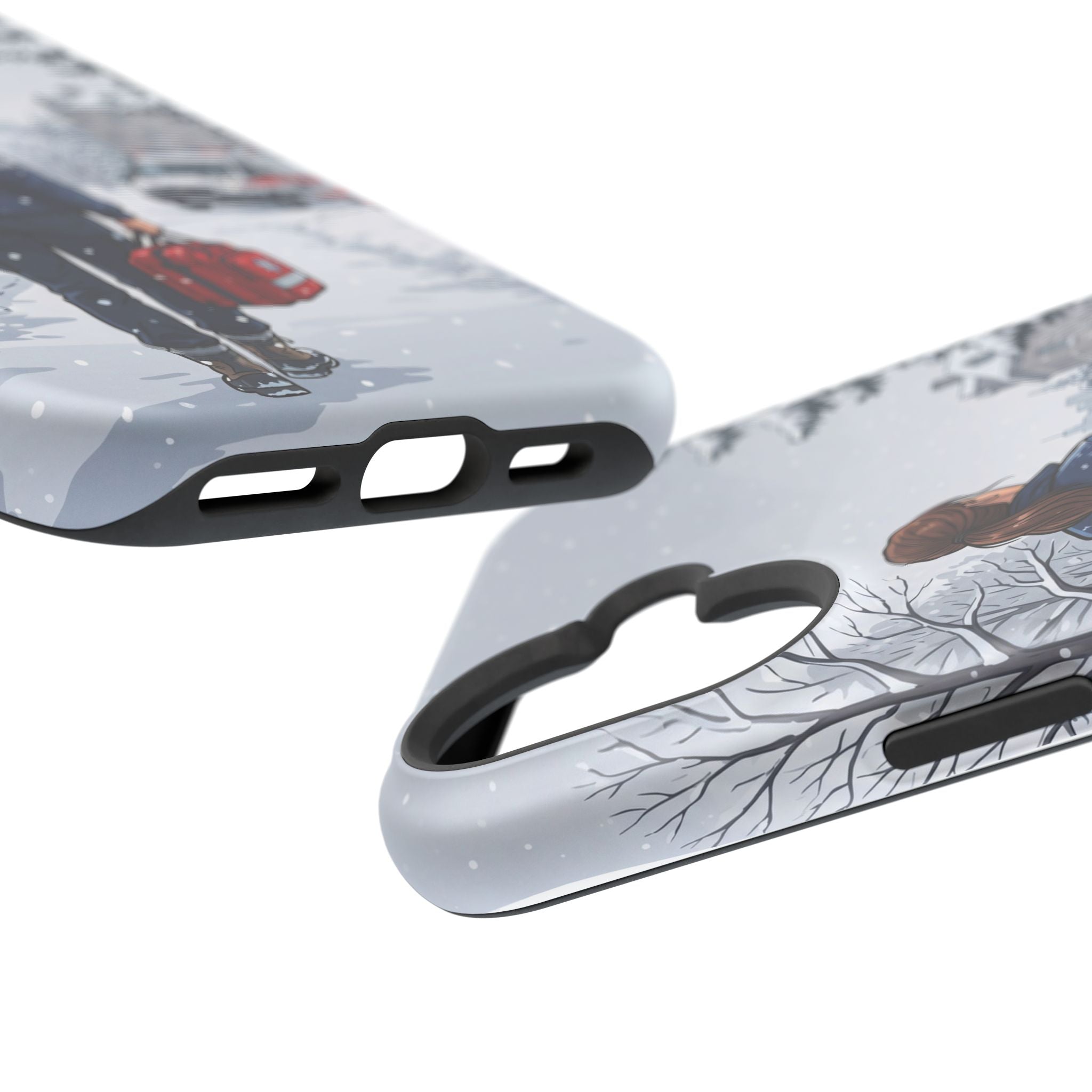 Paramedic/EMT Winter Phone Case — Magnetic Wireless Charging Cover