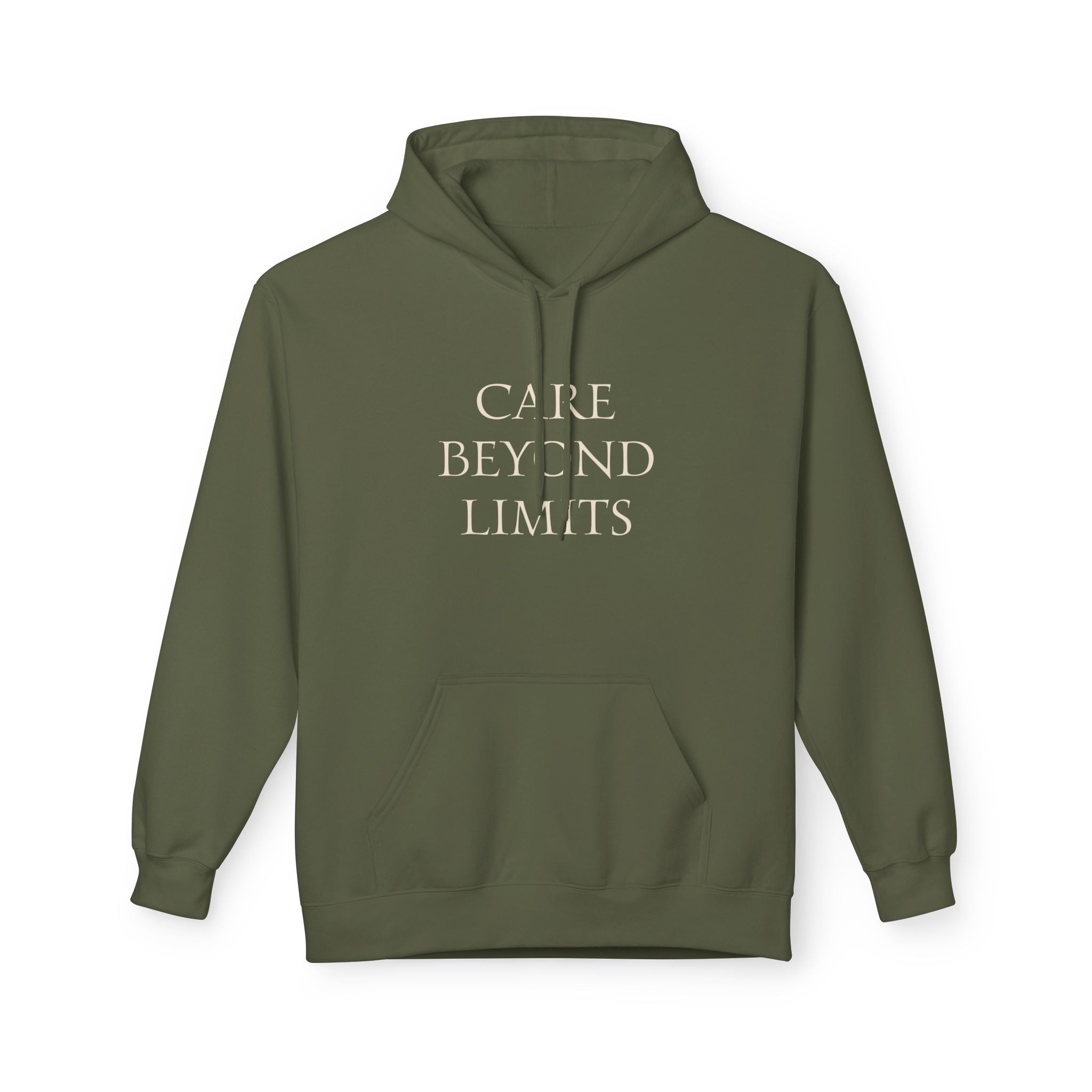 Nurse Hoodie |  Cozy Inspirational "Care Beyond Limits"