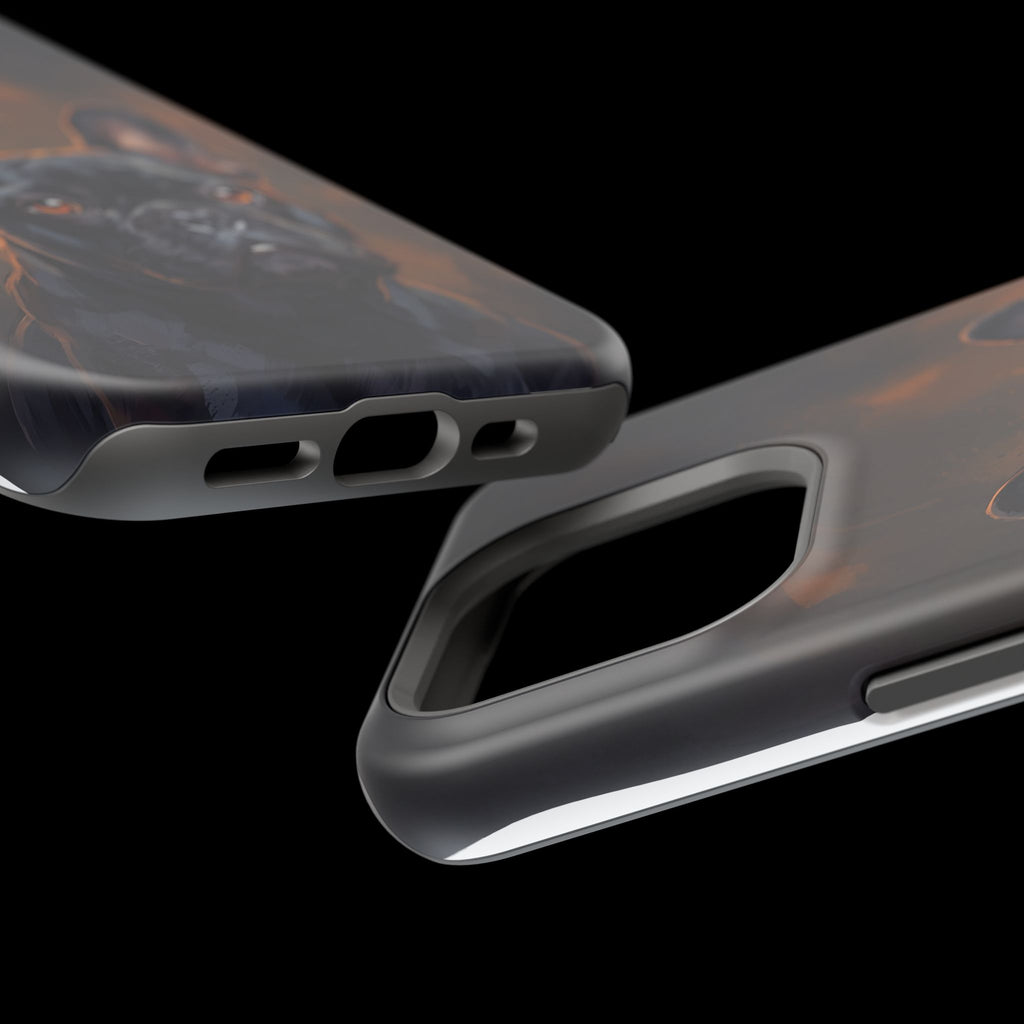 French Bulldog Portrait Phone Case — Impact-Resistant Wireless Charging Cover