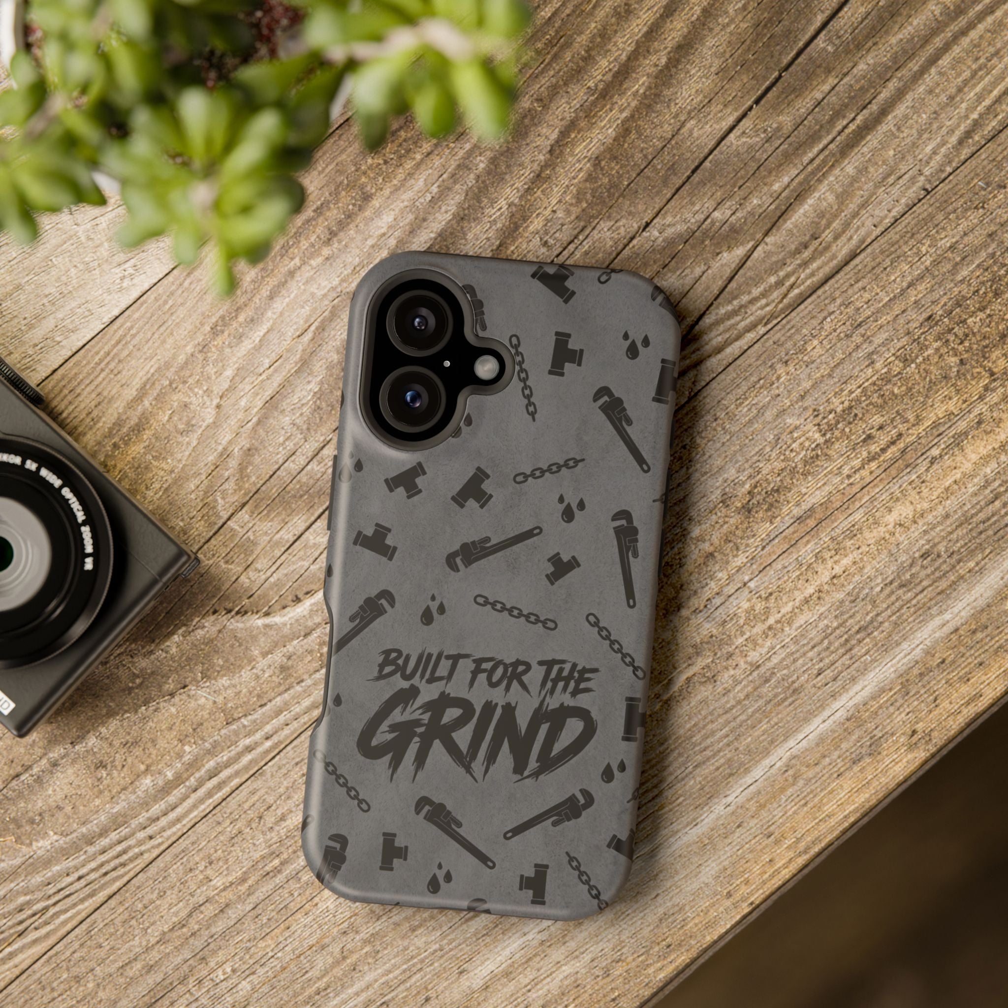 Built for the Grind Phone Case — Plumber Tools Wireless Charging Cover