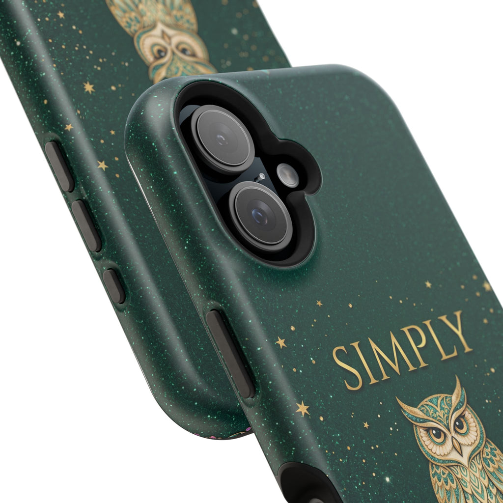 Simply The Best Wise Owl Phone Case — Wireless Charging Cover