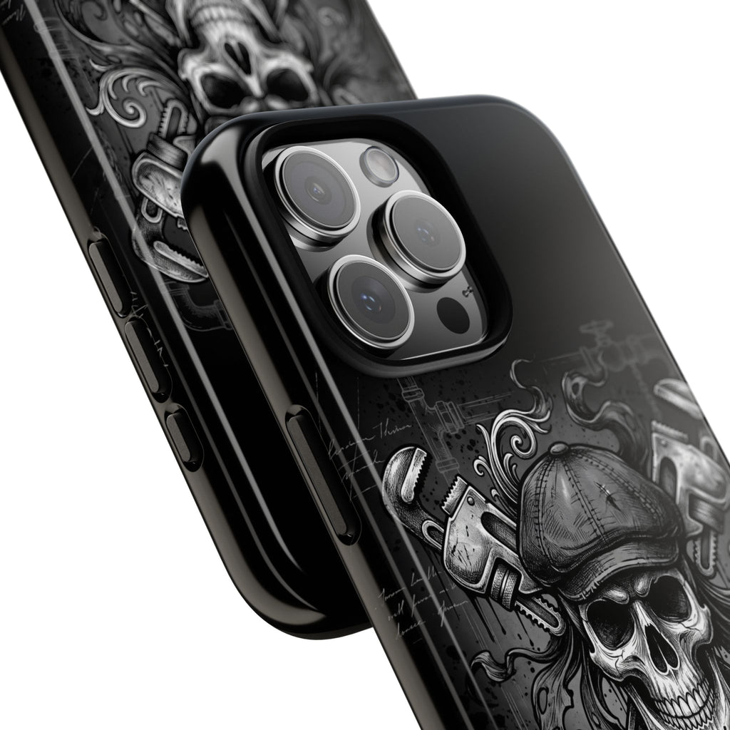 Gothic Skull Plumber Phone Case - Samsung & iPhone Series