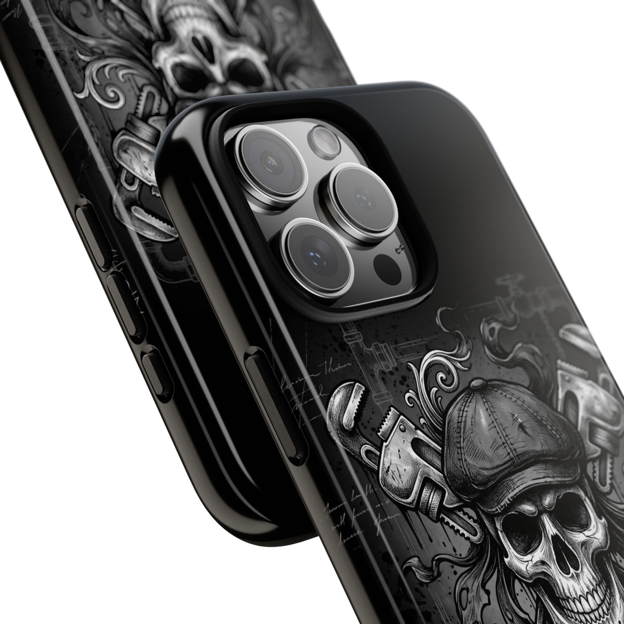 Gothic Skull Plumber Phone Case - Samsung & iPhone Series