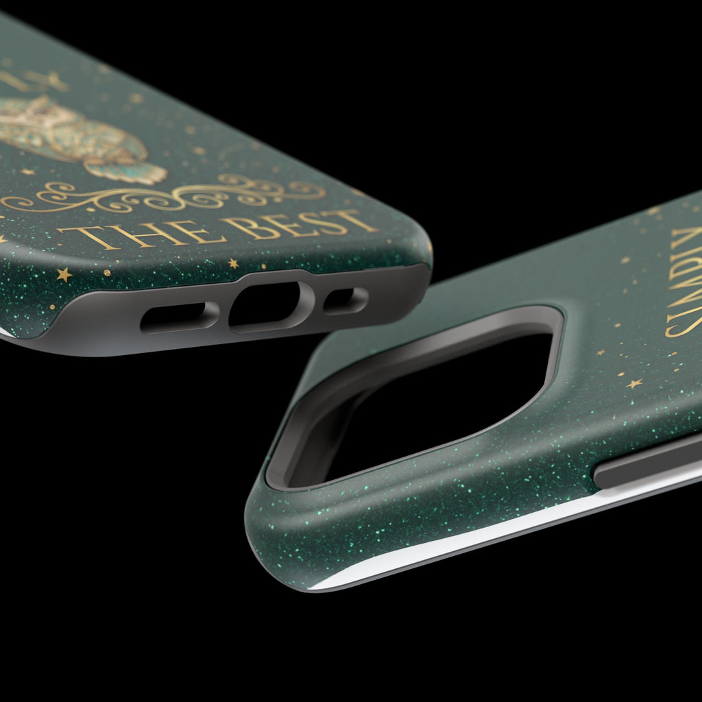 Simply The Best Wise Owl Phone Case — Wireless Charging Cover
