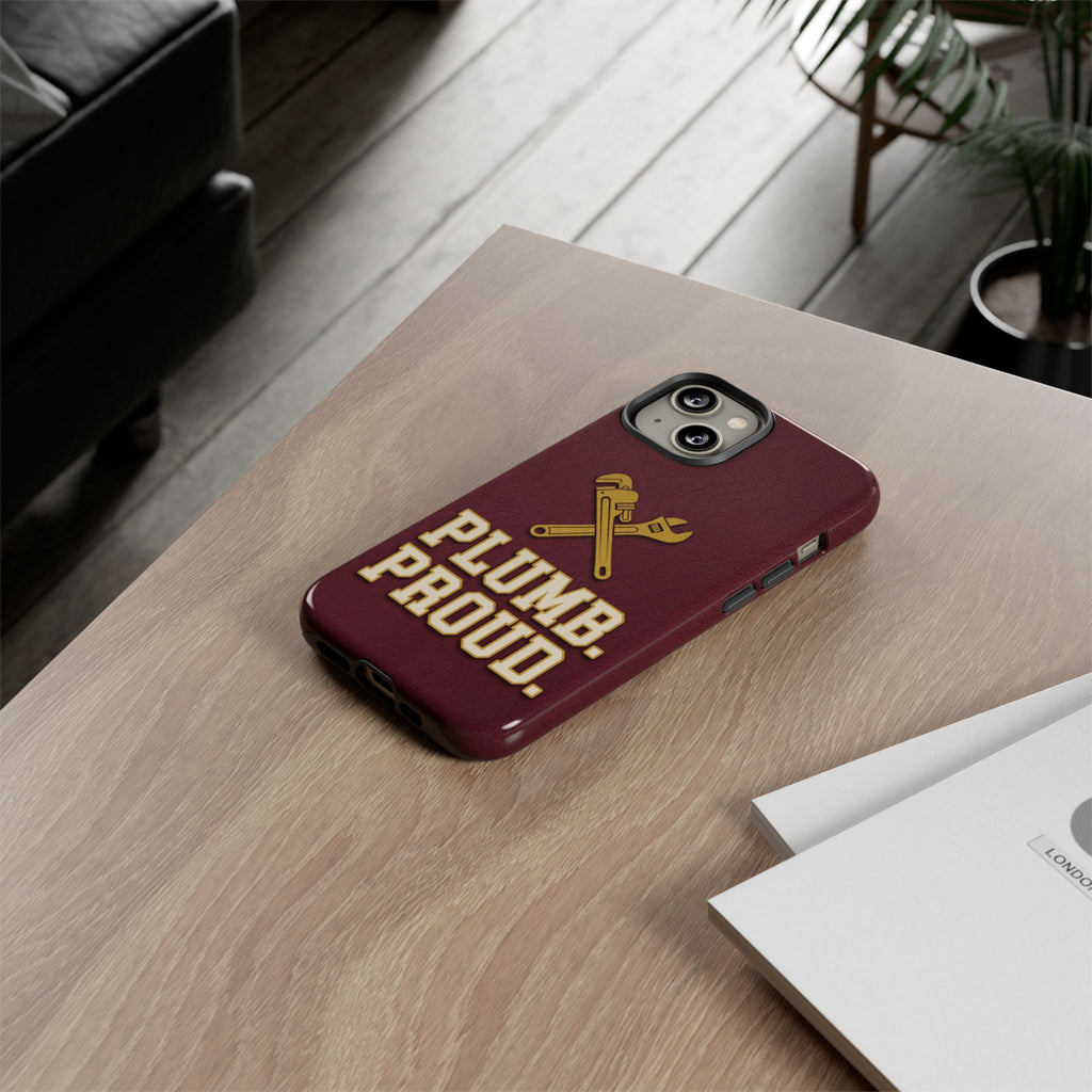 Plumb. Proud. Varsity Print Phone Case - Samsung & iPhone Series