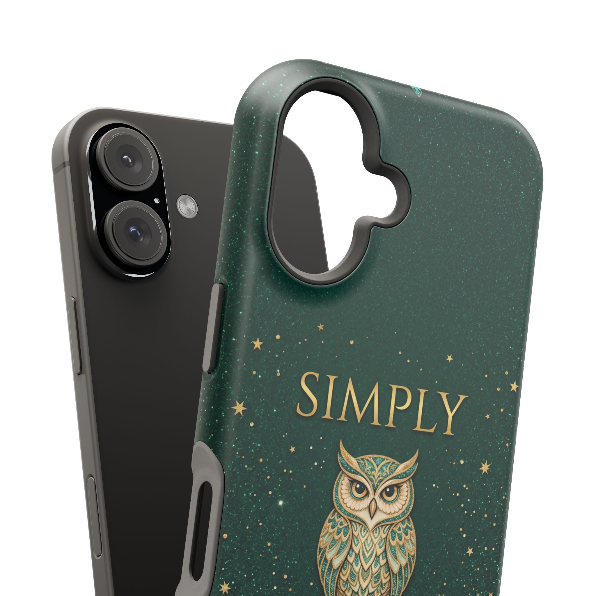 Simply The Best Wise Owl Phone Case — Wireless Charging Cover