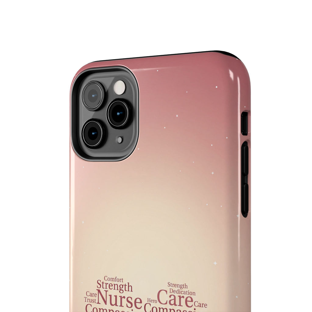 Nurse Heart Word Cloud Phone Case | iPhone & Samsung Galaxy series