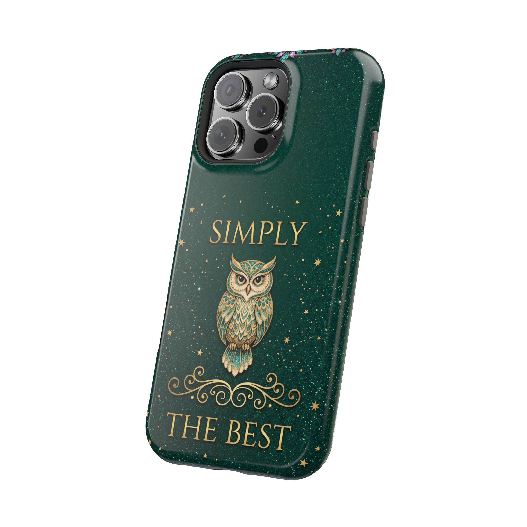 Simply The Best Wise Owl Phone Case — Wireless Charging Cover