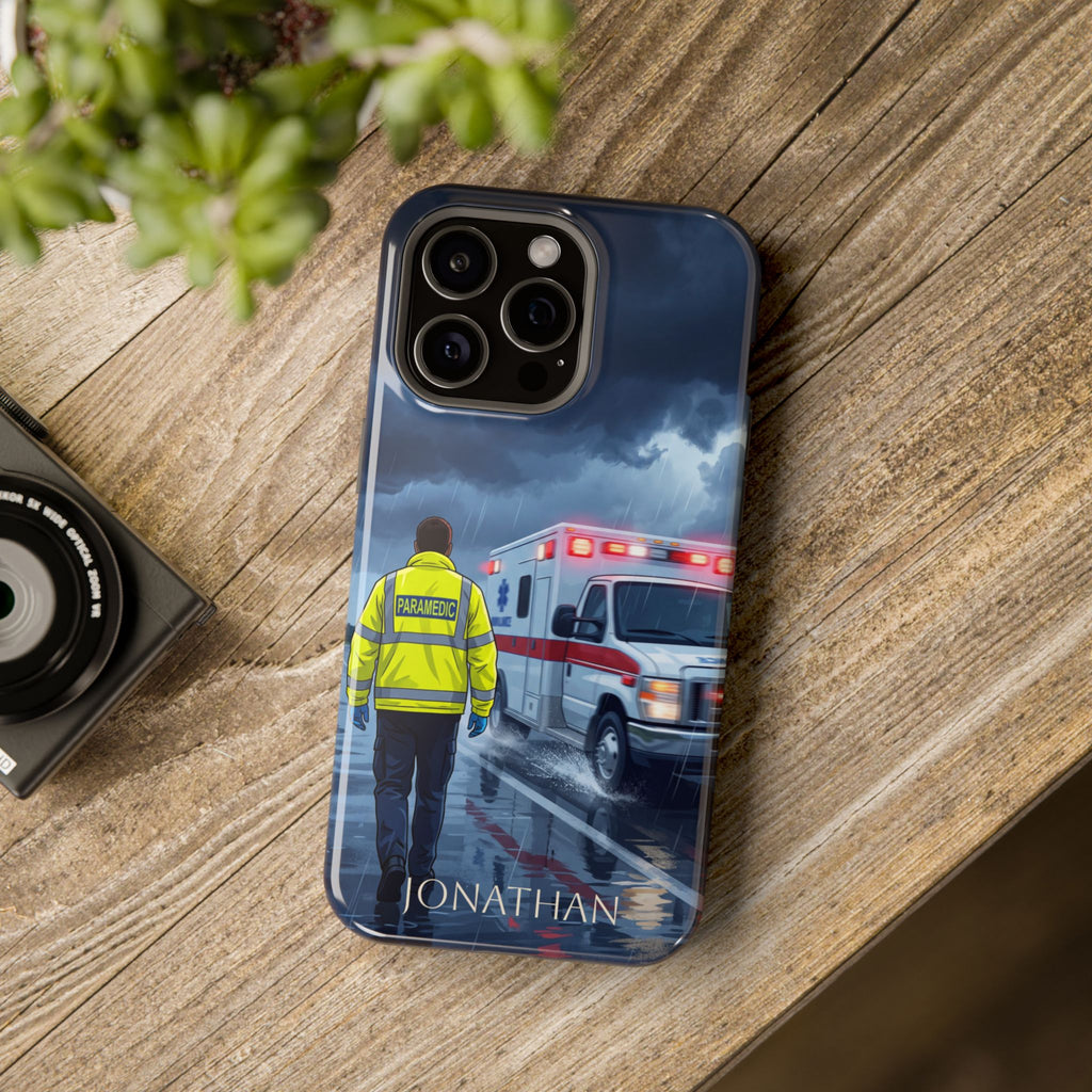 Personalized EMS Storm Phone Case — Wireless Charging Cover