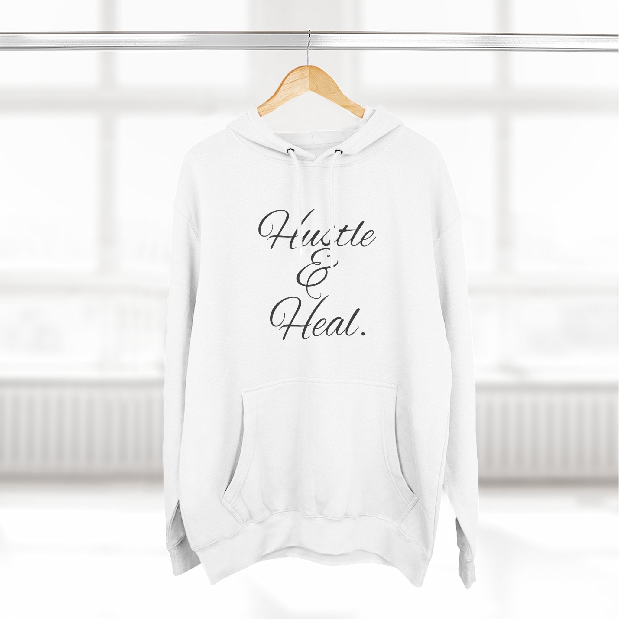 Nurse Hoodie | Hustle and Heal | Unisex Comfortable Pullover for Passionate Nurses and Medical Workers