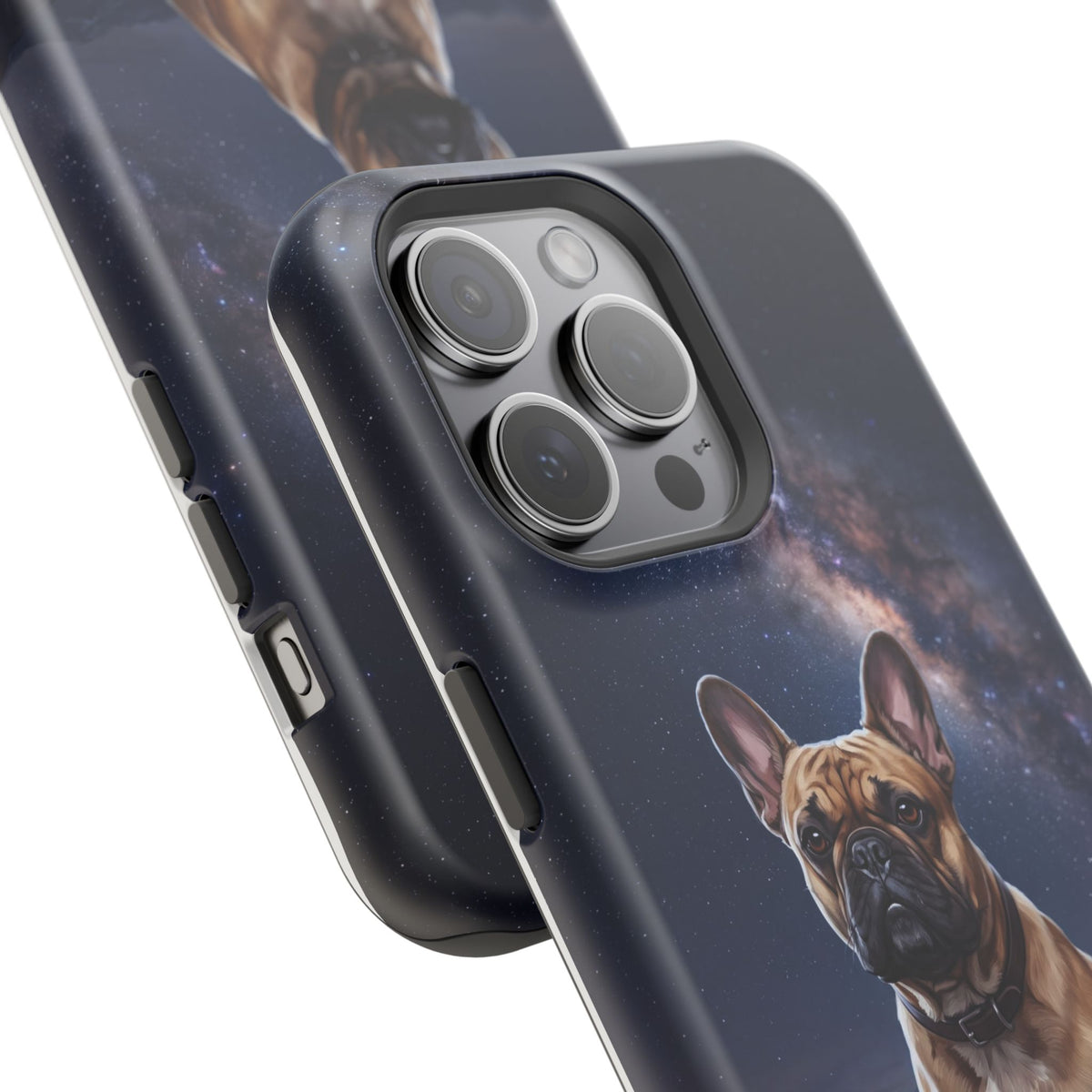 Personalized French Bulldog Starry Night Sky Phone Case — Wireless Charging Cover
