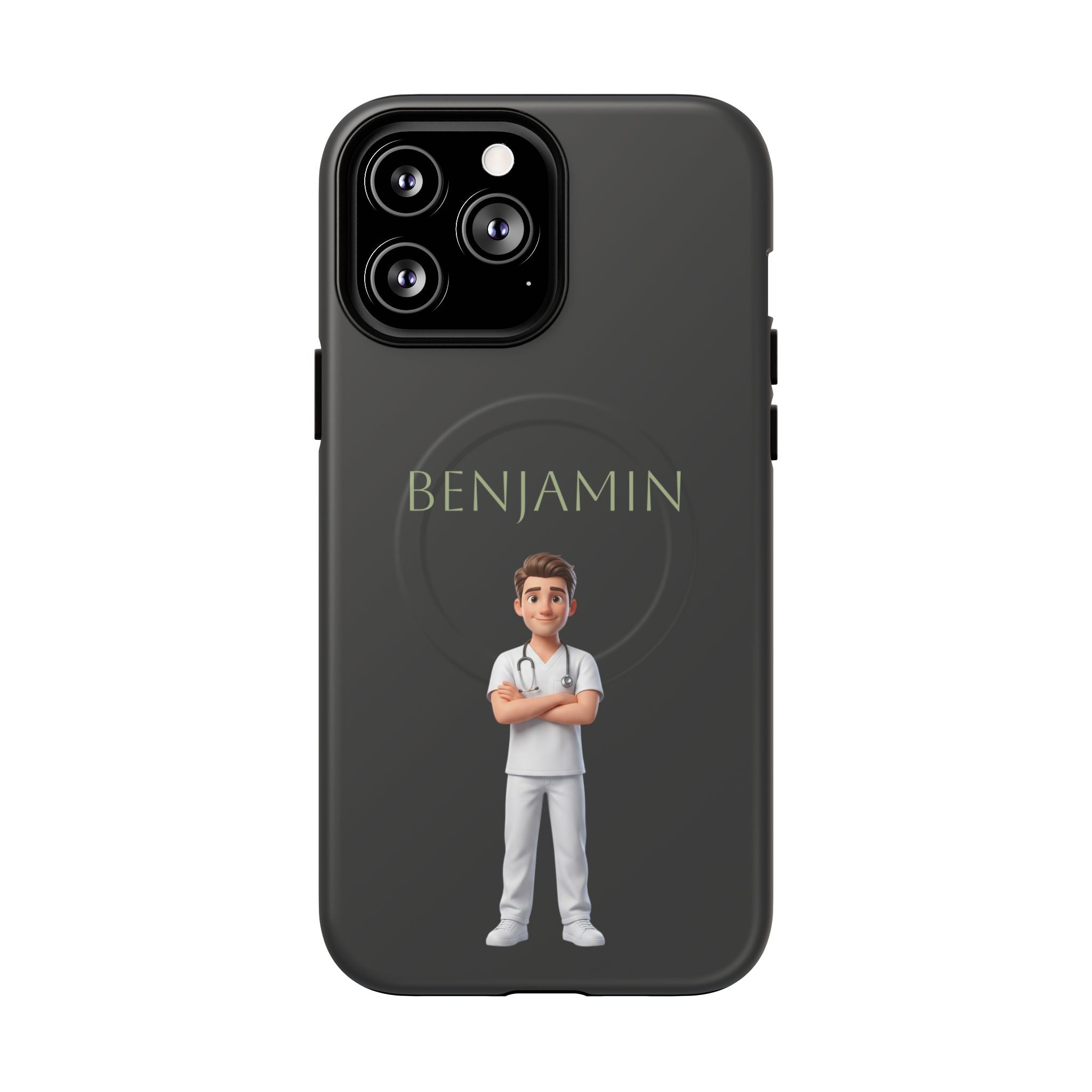 Personalized Nurse Phone Case | MagSafe Compatible, Custom Name iPhone Case