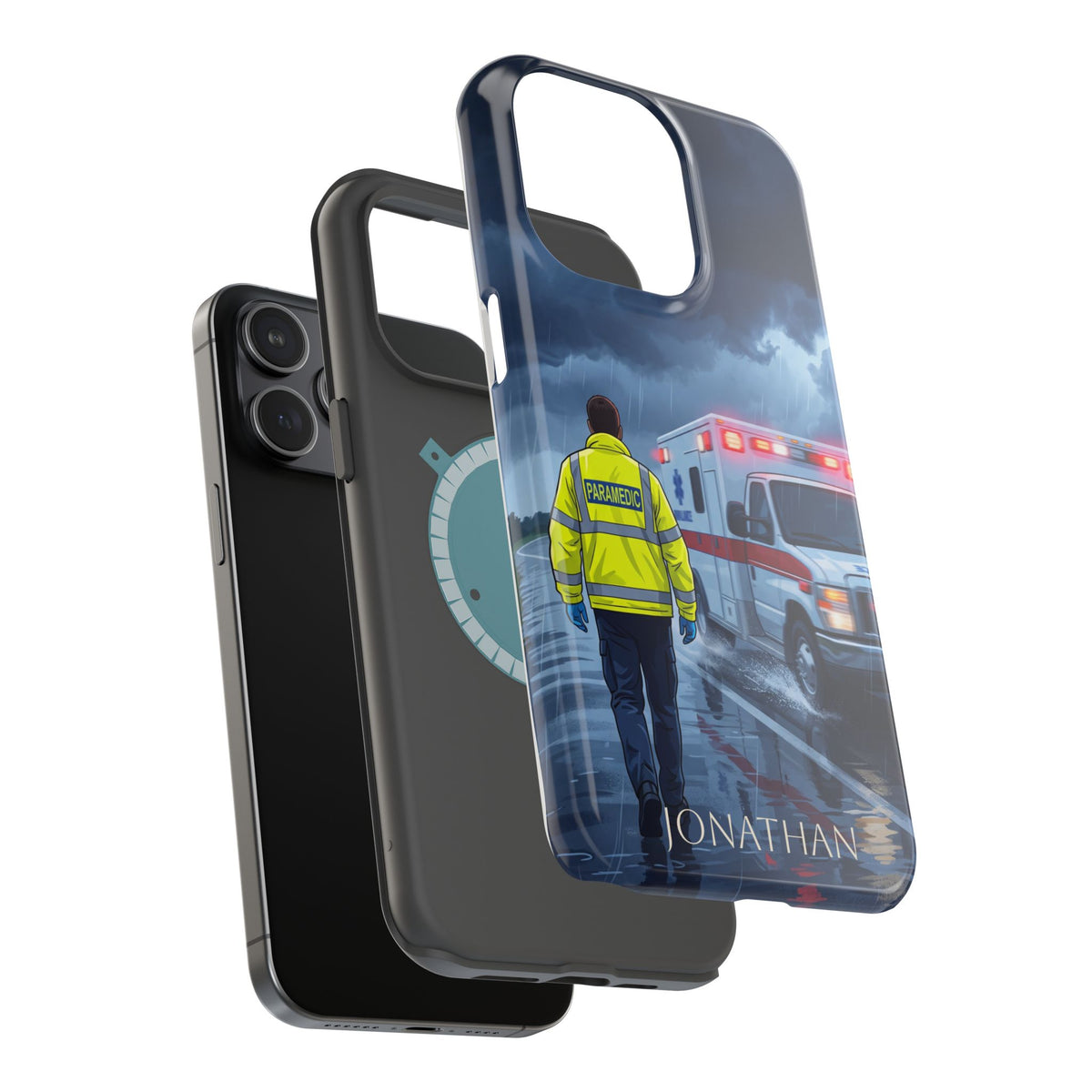 Personalized EMS Storm Phone Case — Wireless Charging Cover