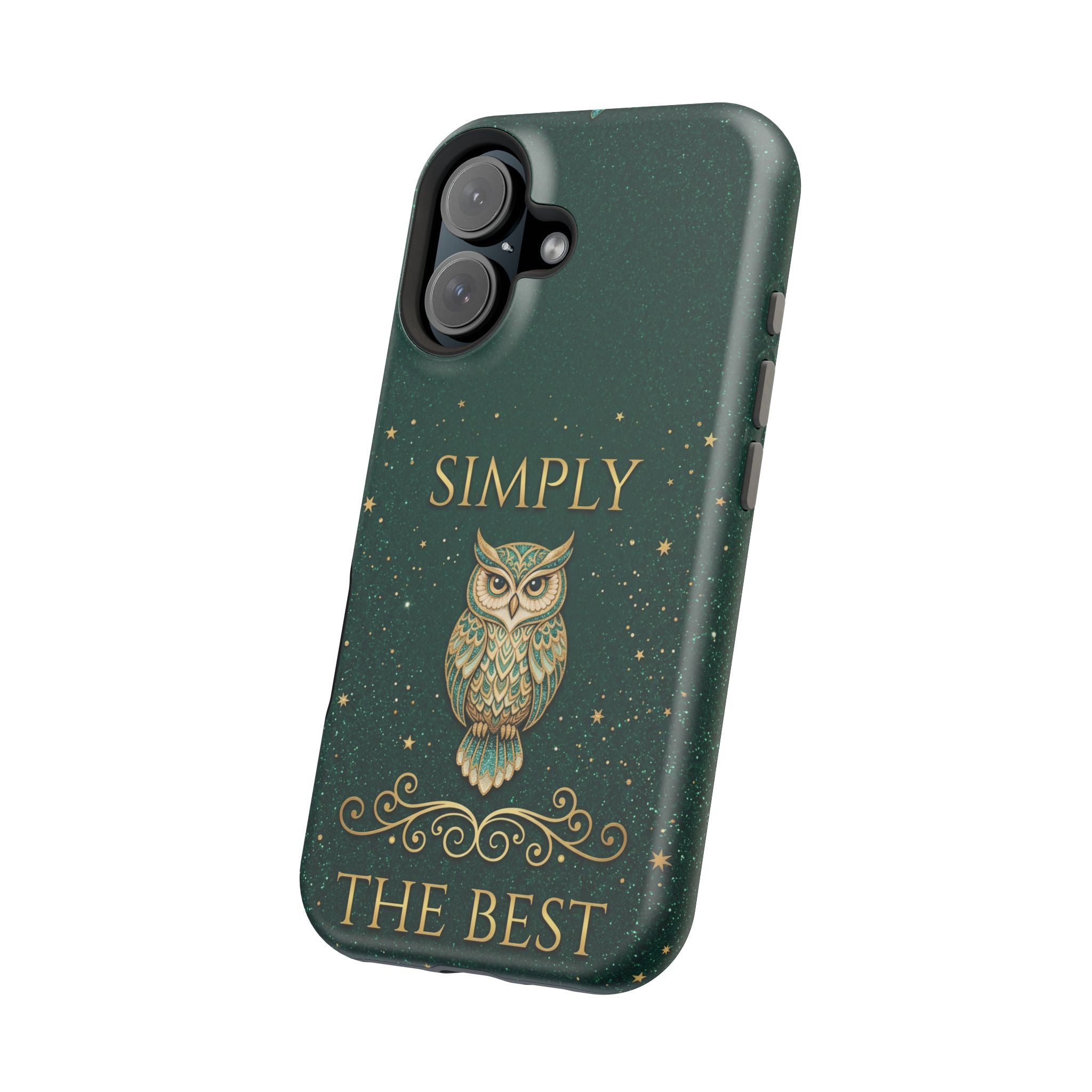 Simply The Best Wise Owl Phone Case — Wireless Charging Cover