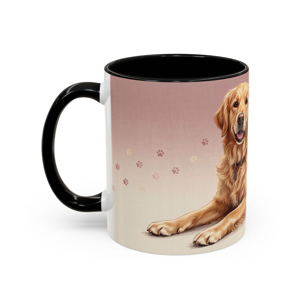 Golden Retriever Lying Down Mug | Golden Retriever Lover Gift | Cute Dog Coffee Mug