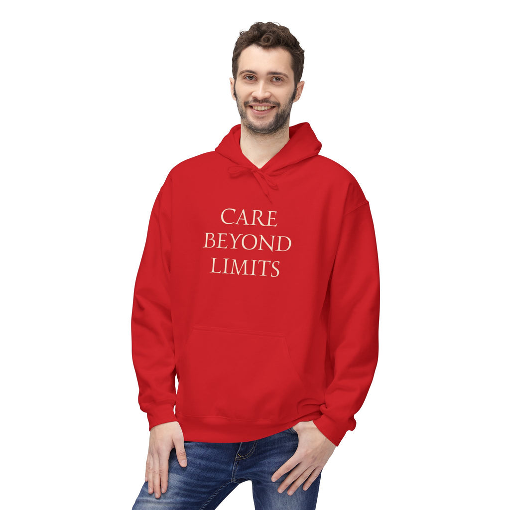 Nurse Hoodie |  Cozy Inspirational "Care Beyond Limits"