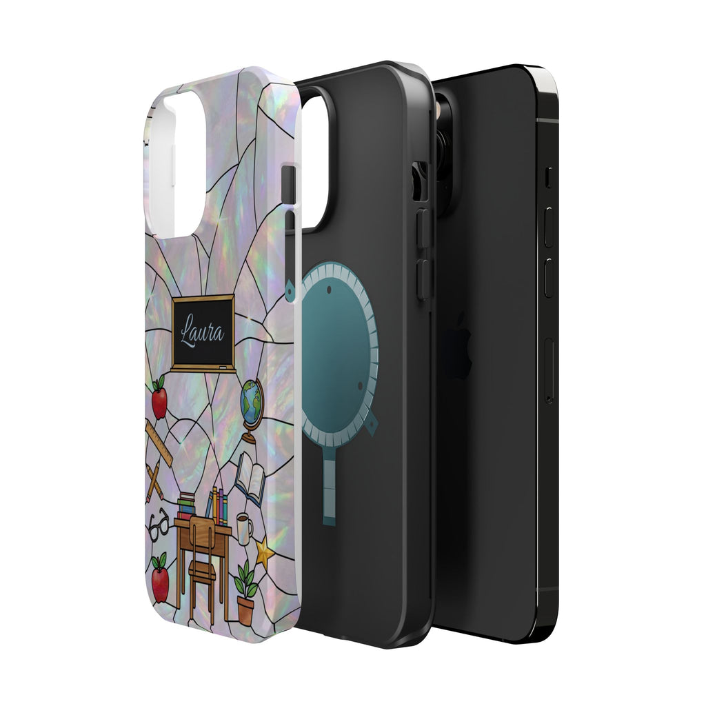 Personalized Teacher Phone Case — Impact-Resistant Wireless Charging Cover