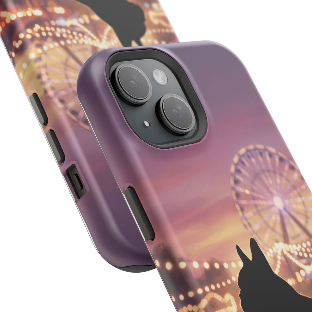 Personalized French Bulldog Carnival Nights Phone Case — Wireless Charging Cover