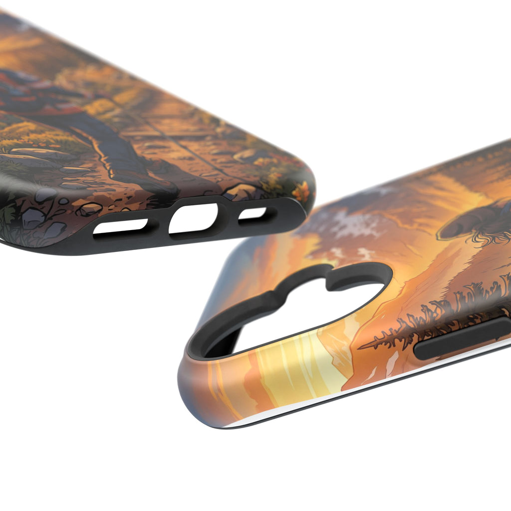 Paramedic/EMT Mountain Phone Case — Magnetic Wireless Charging Cover