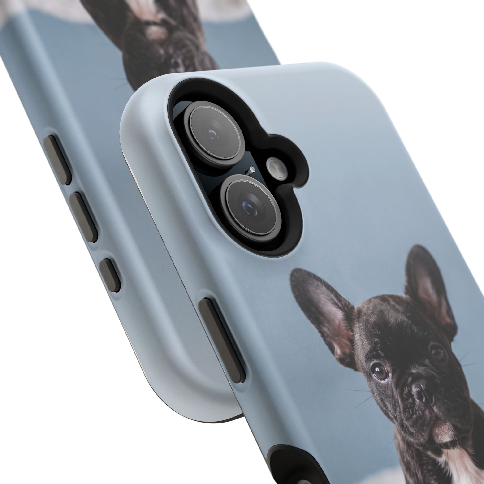 French Bulldog Puppy Phone Case — Impact-Resistant Wireless Charging Cover