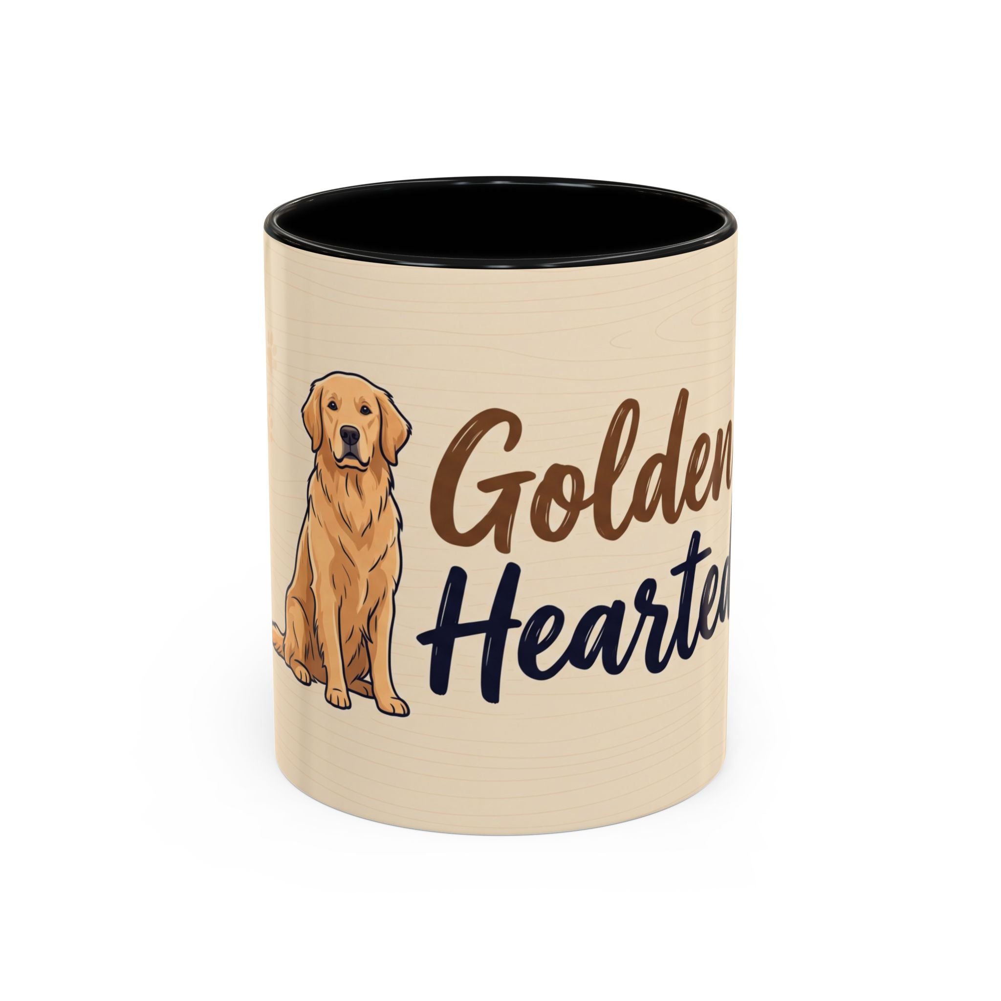 Golden Hearted Mug | Golden Retriever Lover Gift | Cute Dog Coffee Mug