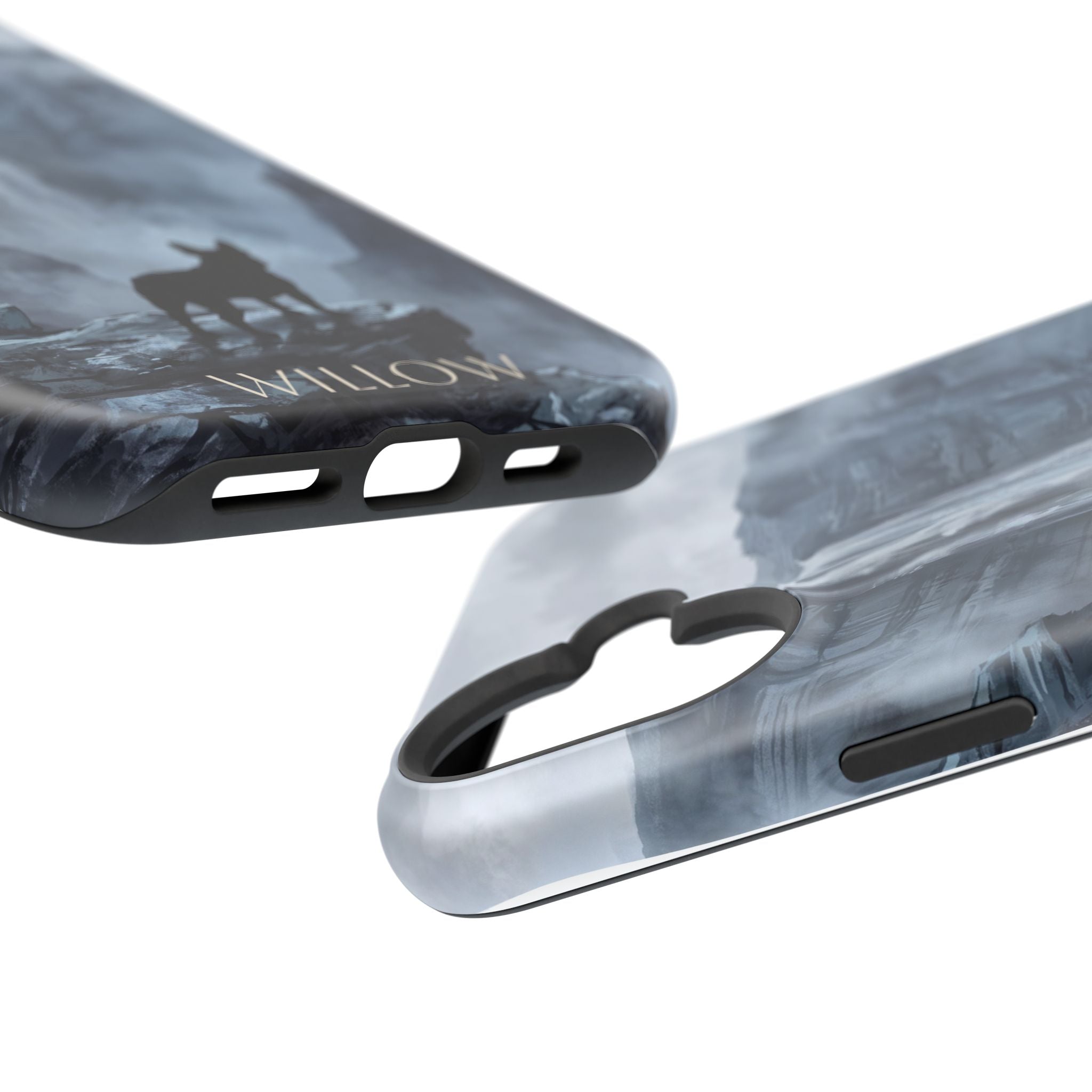 Personalized French Bulldog Misty Waterfall Phone Case — Wireless Charging Cover