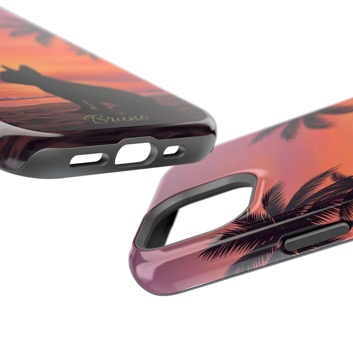Personalized French Bulldog Tropical Beach Phone Case — Wireless Charging Cover