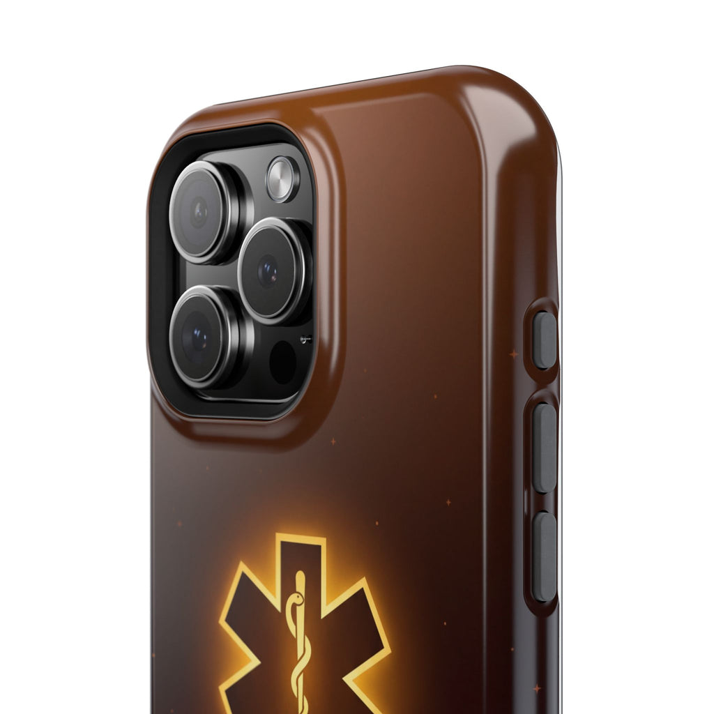 Paramedic/EMT Skyline Phone Case — Magnetic Wireless Charging Cover