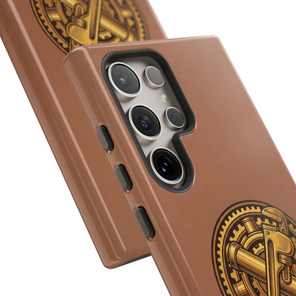 Plumber Born to Build Leather Phone Case - Samsung & iPhone Series