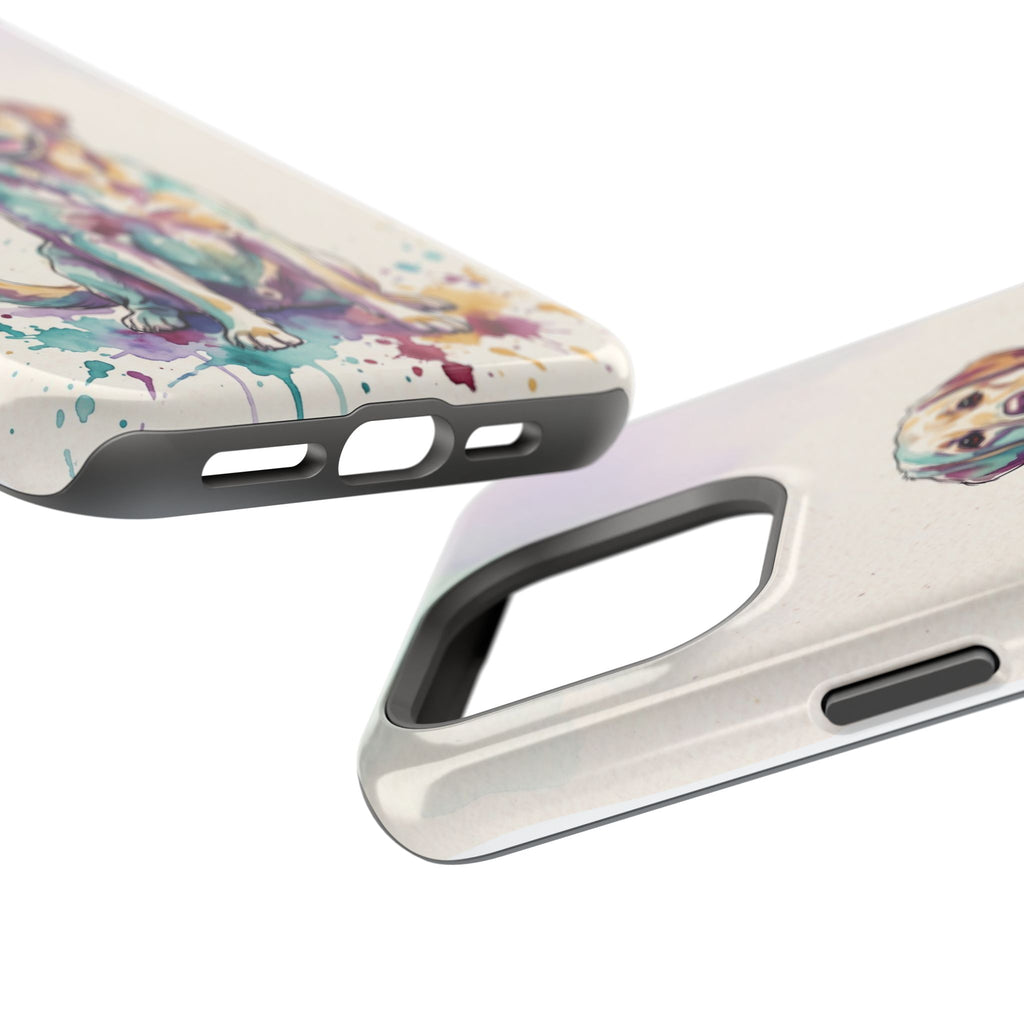 Watercolor Labrador Phone Case — Tough Magnetic Case with Wireless Charging