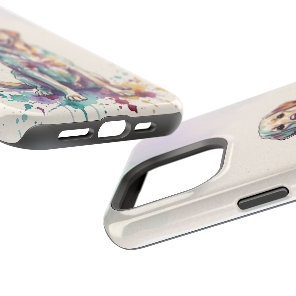Watercolor Labrador Phone Case — Tough Magnetic Case with Wireless Charging