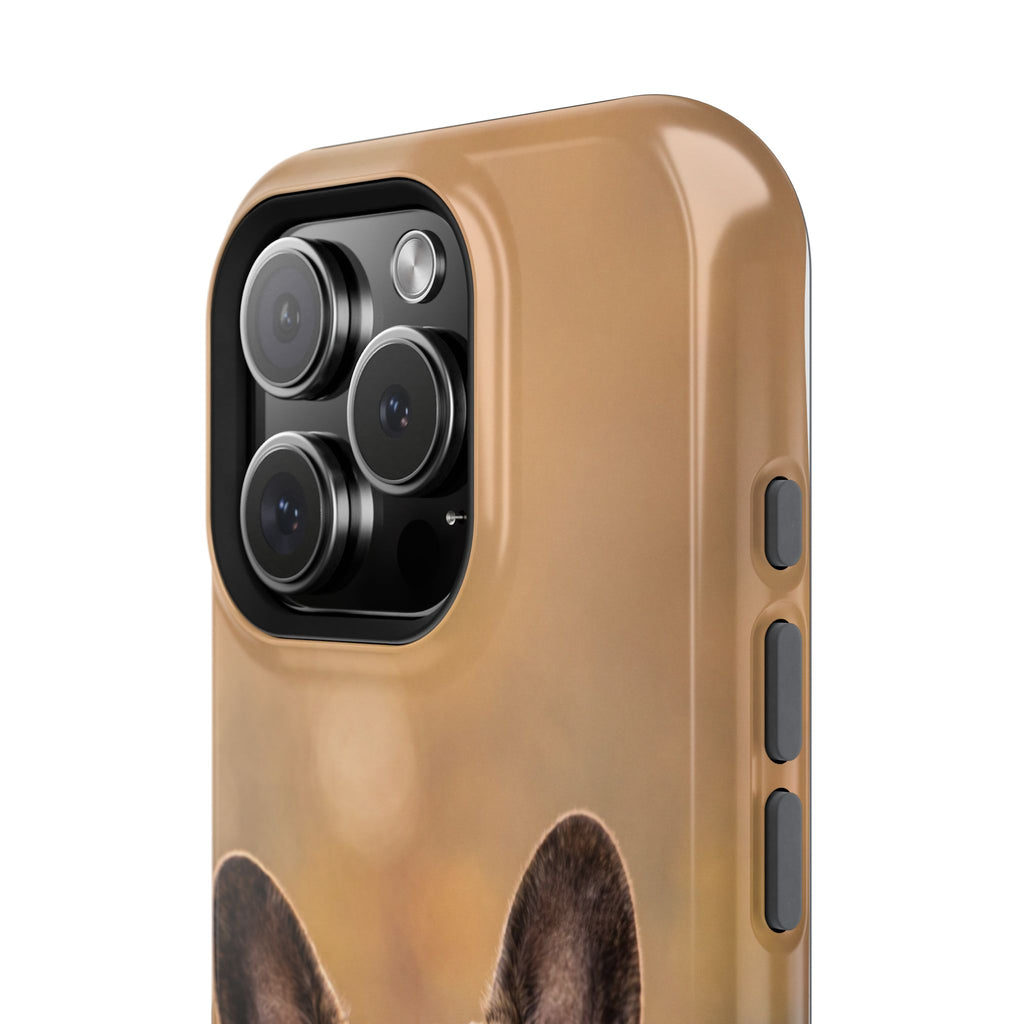 Brindle French Bulldog Phone Case — Impact-Resistant Wireless Charging Cover