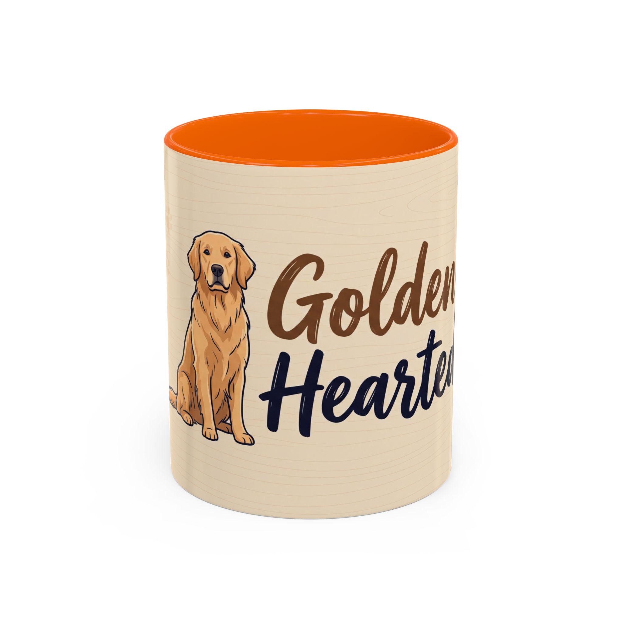 Golden Hearted Mug | Golden Retriever Lover Gift | Cute Dog Coffee Mug