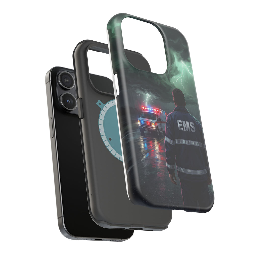 EMS Green Storm City Phone Case — Magnetic Wireless Charging Cover