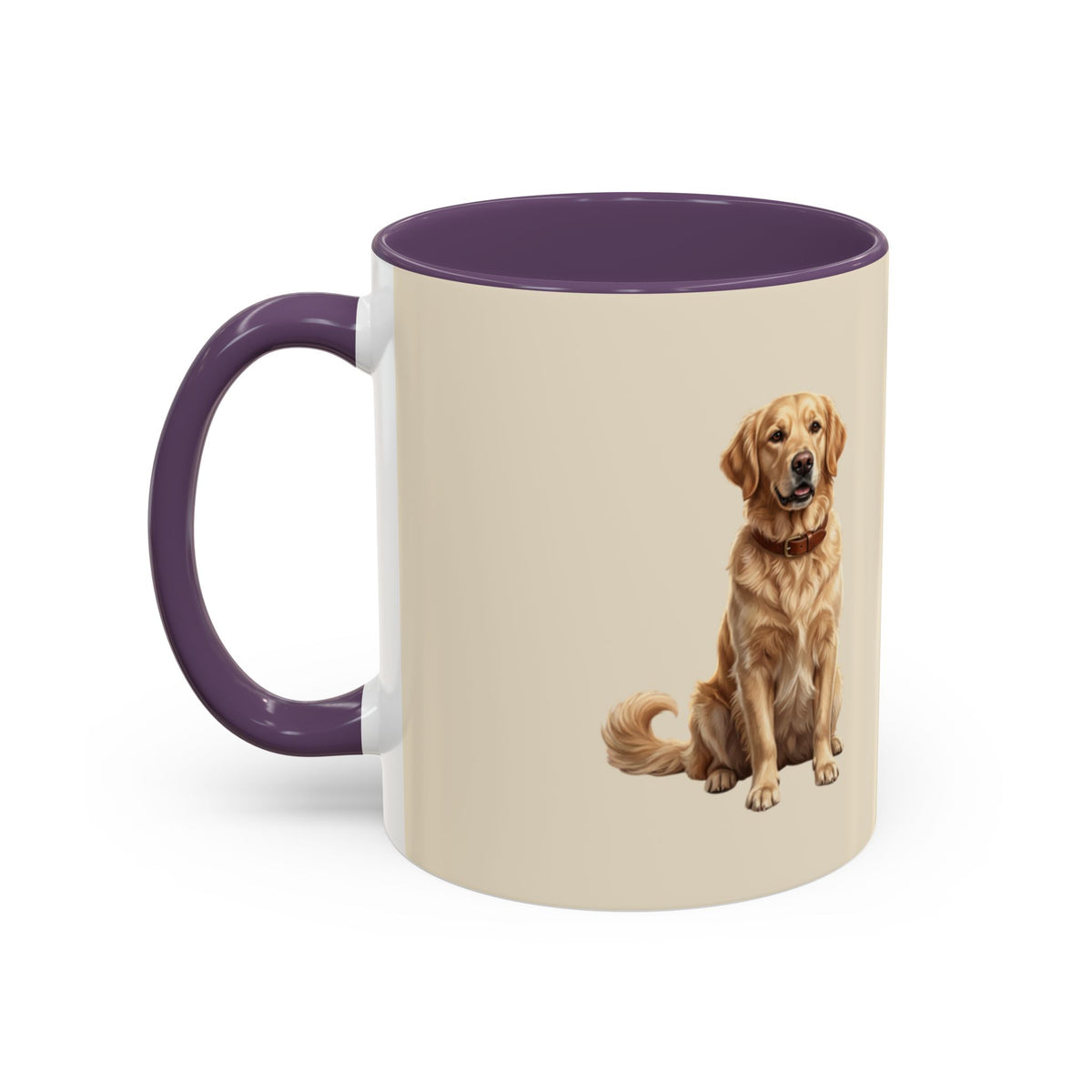 Personalized Golden Retriever Mug | Custom Name & Message Dog Mom Dad Coffee Mug