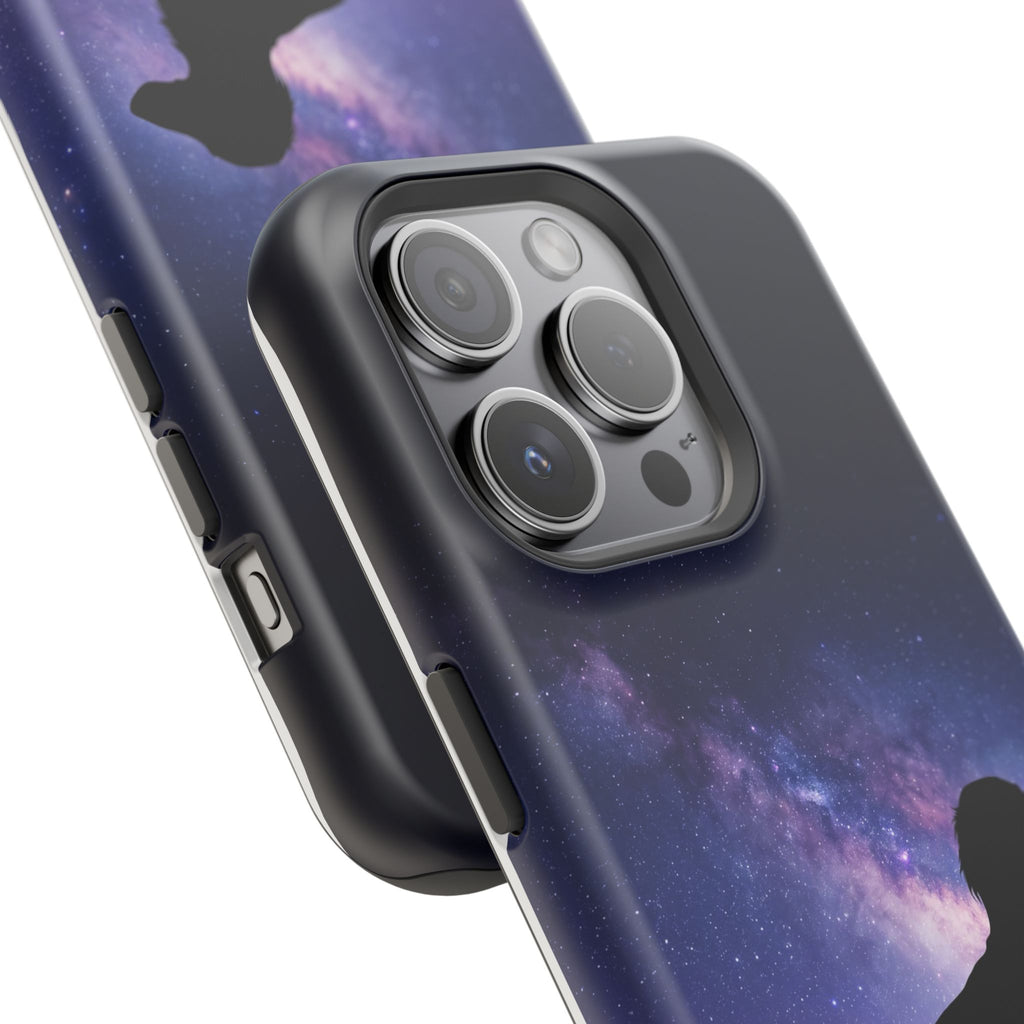 Personalized Dachshund Starry Night Phone Case — Wireless Charging Cover