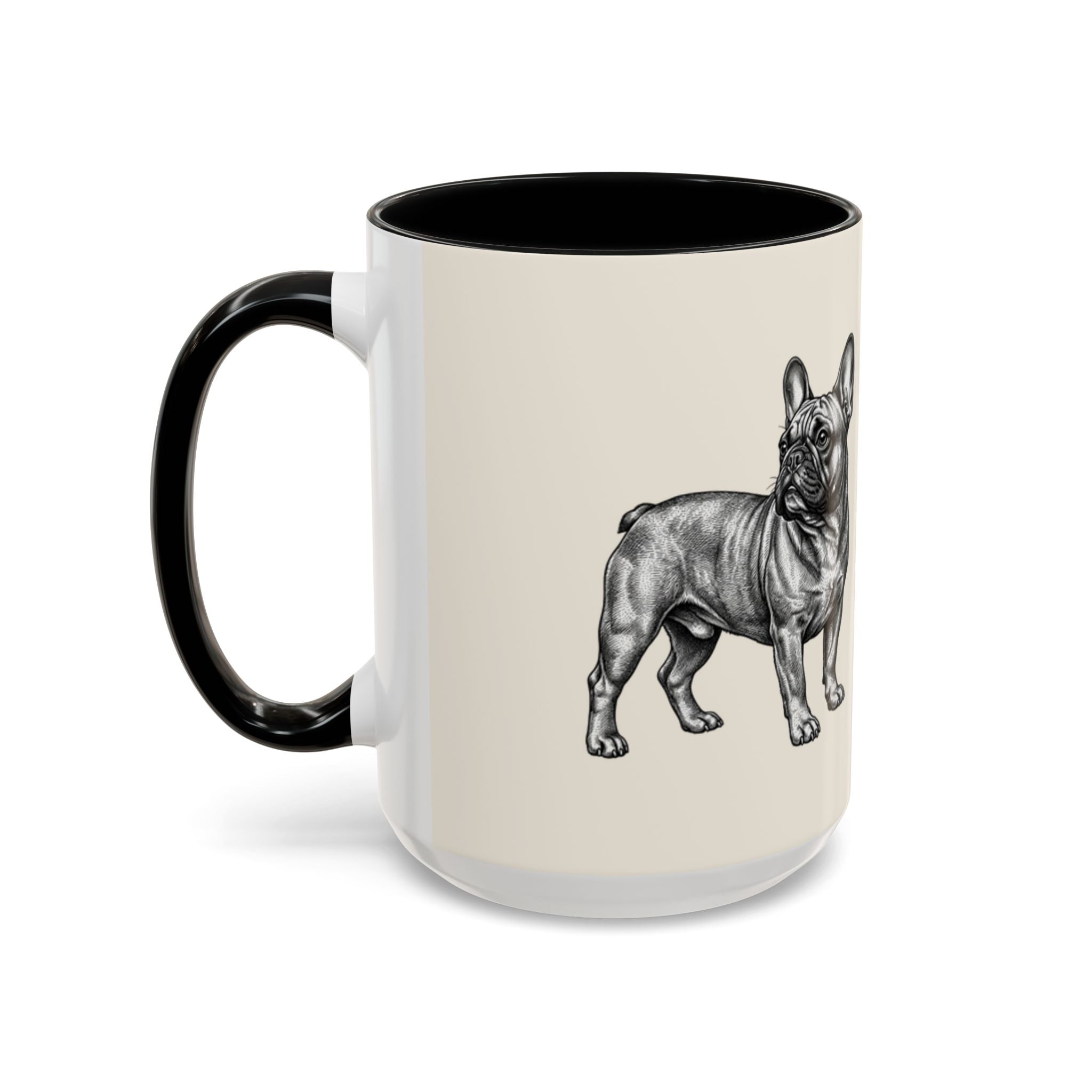 Personalized Frenchie Mug – Custom Name Coffee Mug – French Bulldog Lover Gift