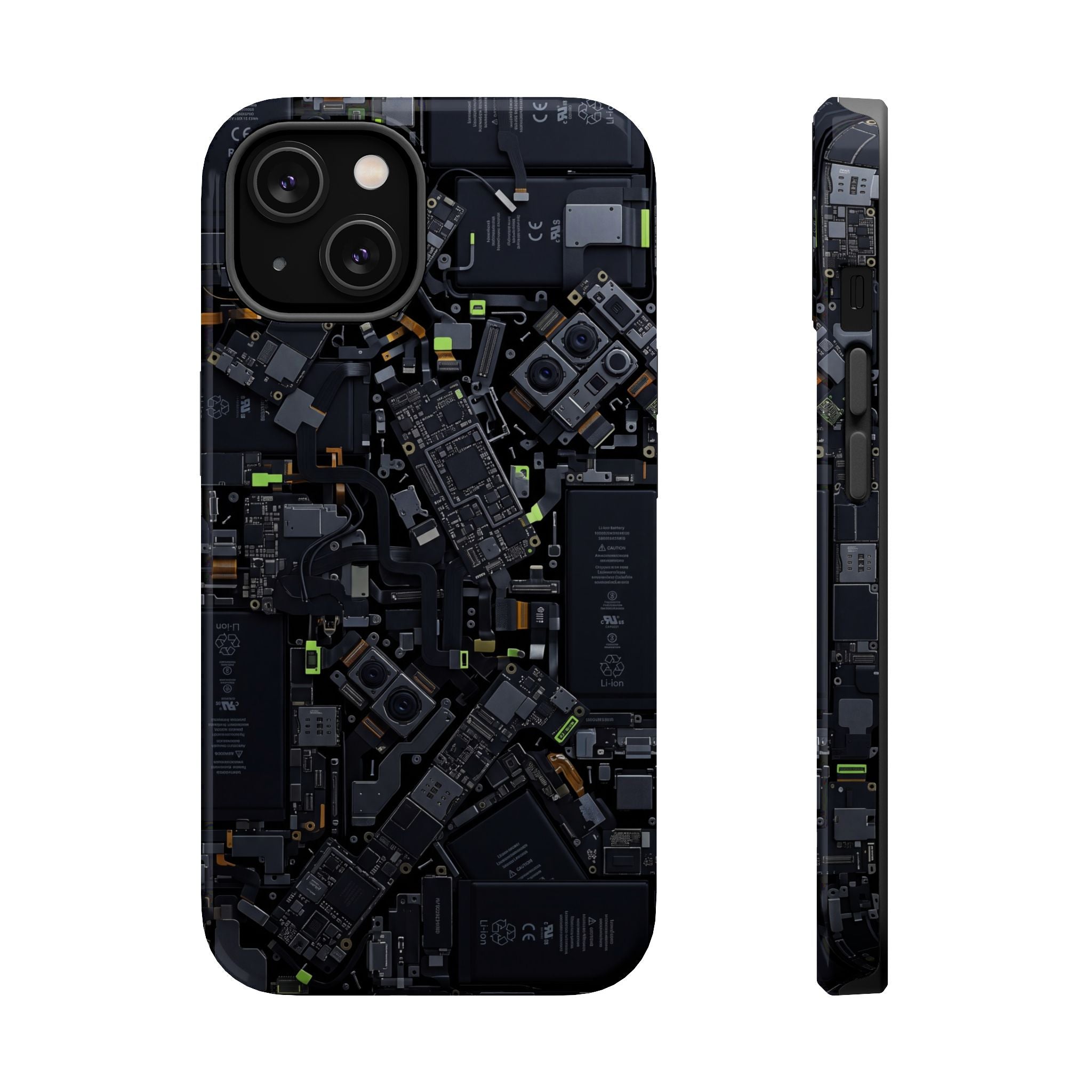 Circuit Core Phone Case — Motherboard Print Wireless Charging Cover