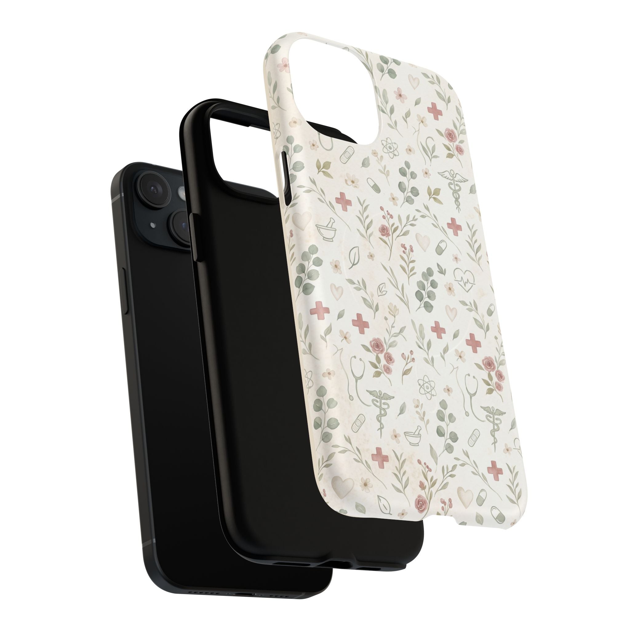 Floral Watercolor Phone Case – Botanical Print Case for iPhone