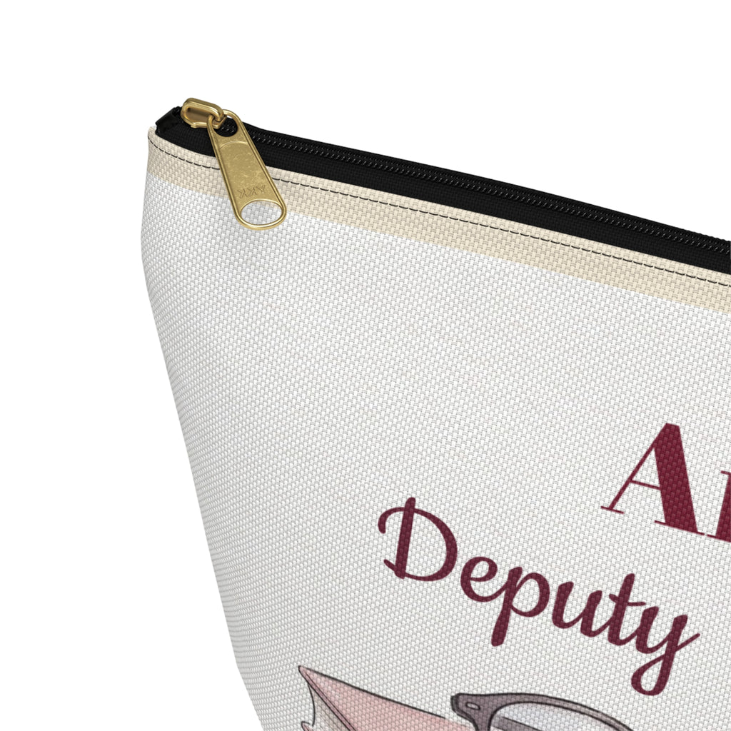 Personalized Teacher Gift Pouch – Custom Name Cosmetic Bag for Headteachers & Teachers