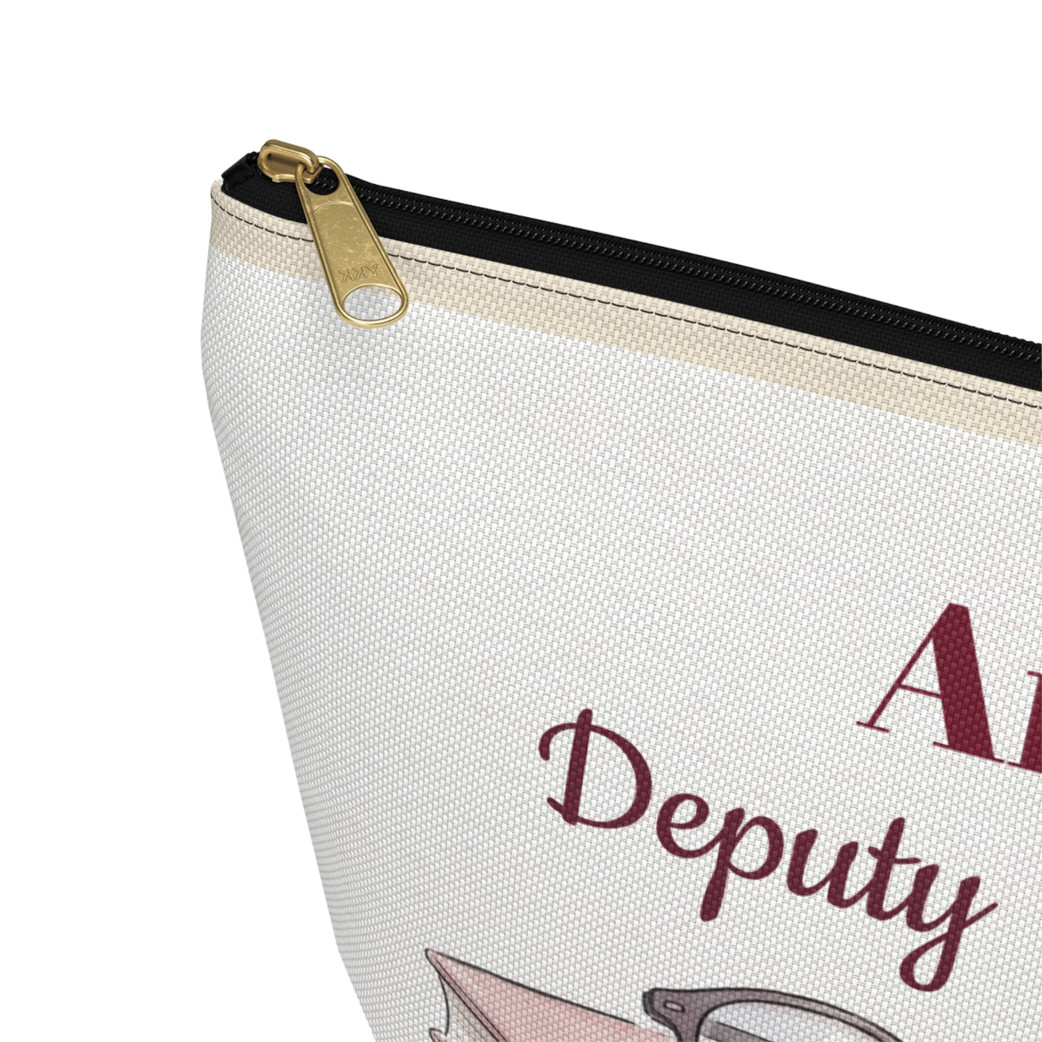 Personalized Teacher Gift Pouch – Custom Name Cosmetic Bag for Headteachers & Teachers