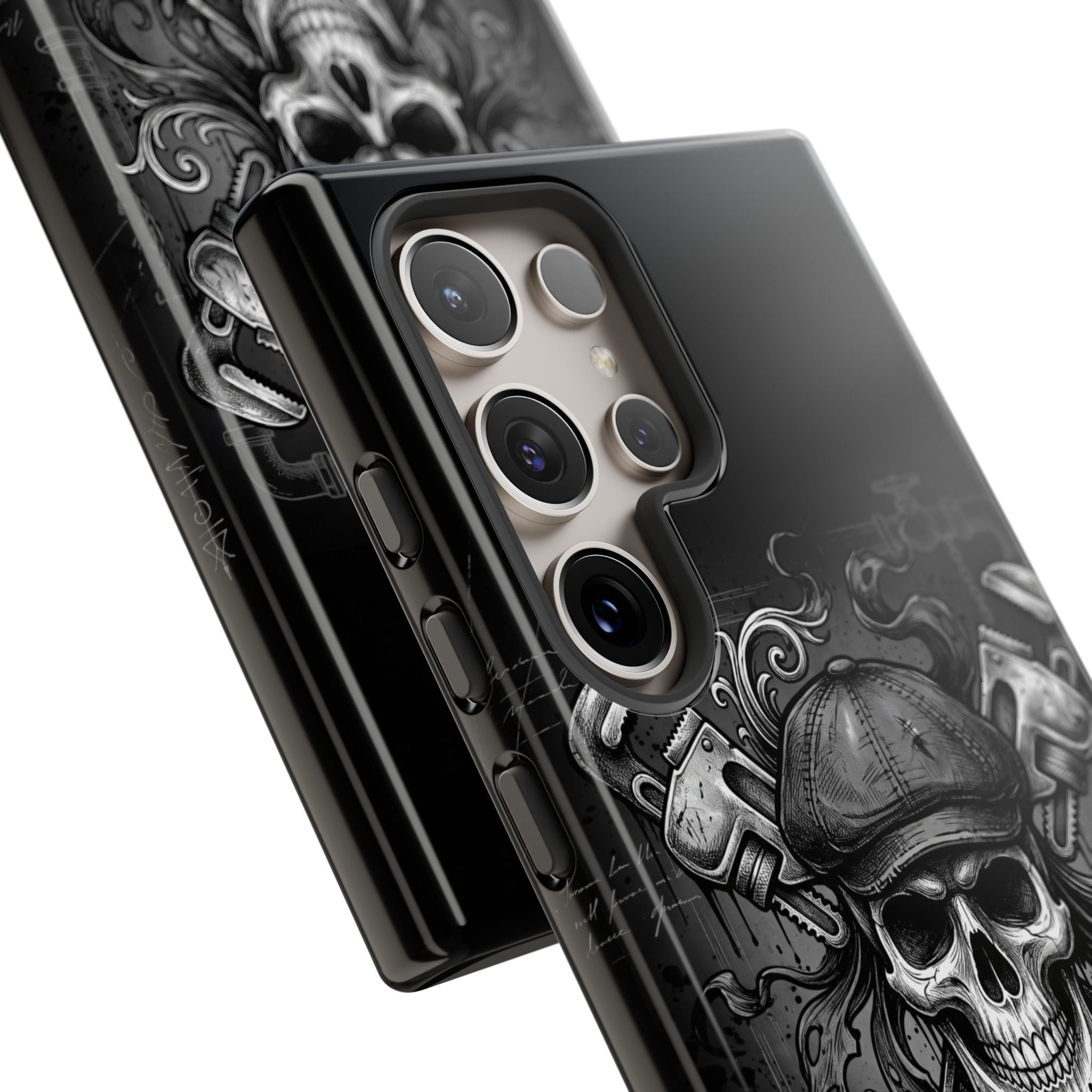 Gothic Skull Plumber Phone Case - Samsung & iPhone Series