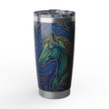 Horse Tumbler | Jewel Mosaic Art — 20 oz Stainless Travel Mug
