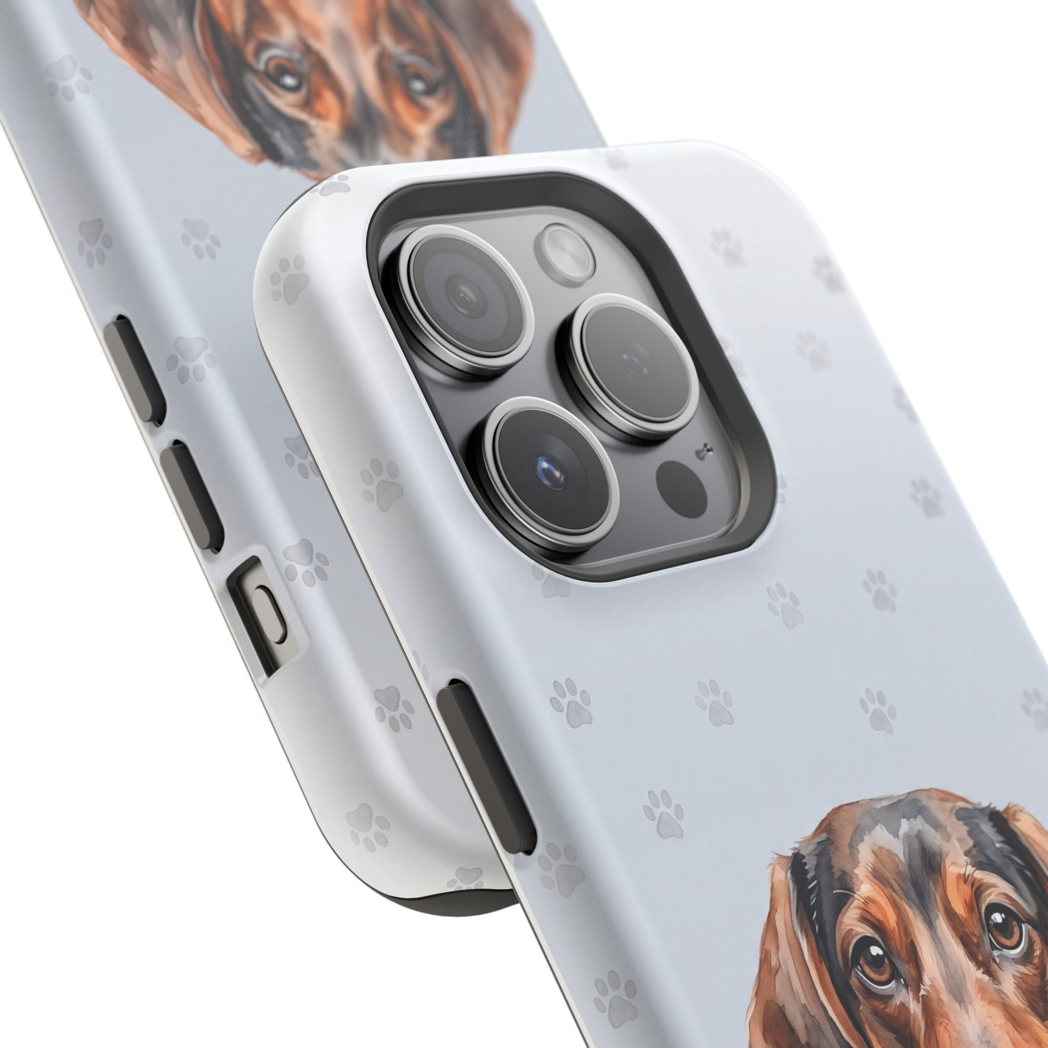 Dachshund Watercolor Portrait Phone Case | Elegant Sausage Dog Art Print | iPhone & Samsung