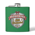 Flask — "Officially Retired: Still Grounded" 6oz Stainless Steel Hip Flask