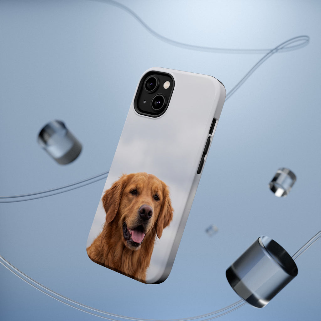 Golden Retriever Phone Case — Impact-Resistant Wireless Charging Cover