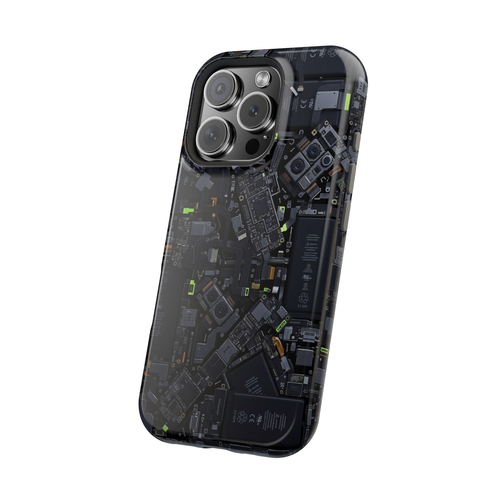 Circuit Core Phone Case — Motherboard Print Wireless Charging Cover