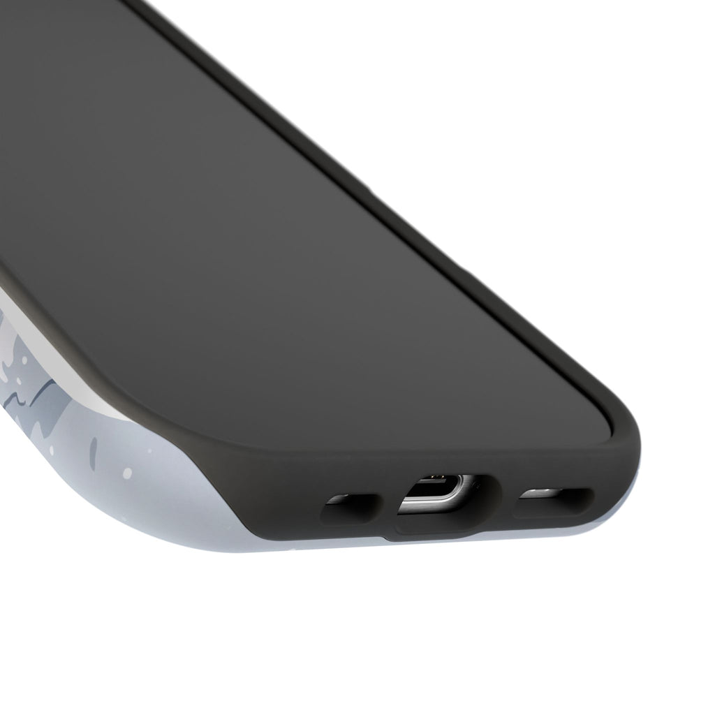 Paramedic/EMT Winter Phone Case — Magnetic Wireless Charging Cover